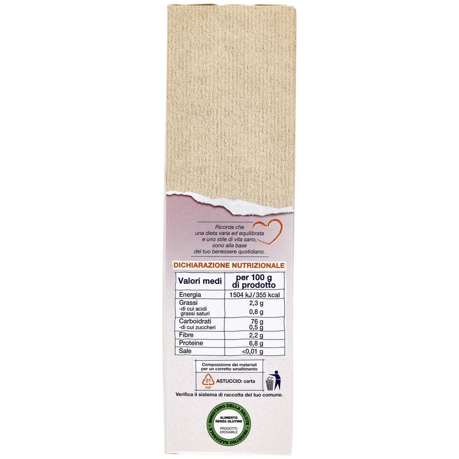 SEMPLICI E BUONI Senza Glutine Fusilli Riso e Mais 400 g – immagine 5