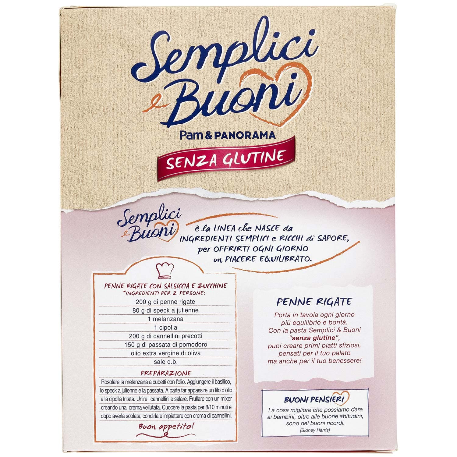 SEMPLICI E BUONI Senza Glutine Penne Rigate Riso e Mais 400 g – immagine 4