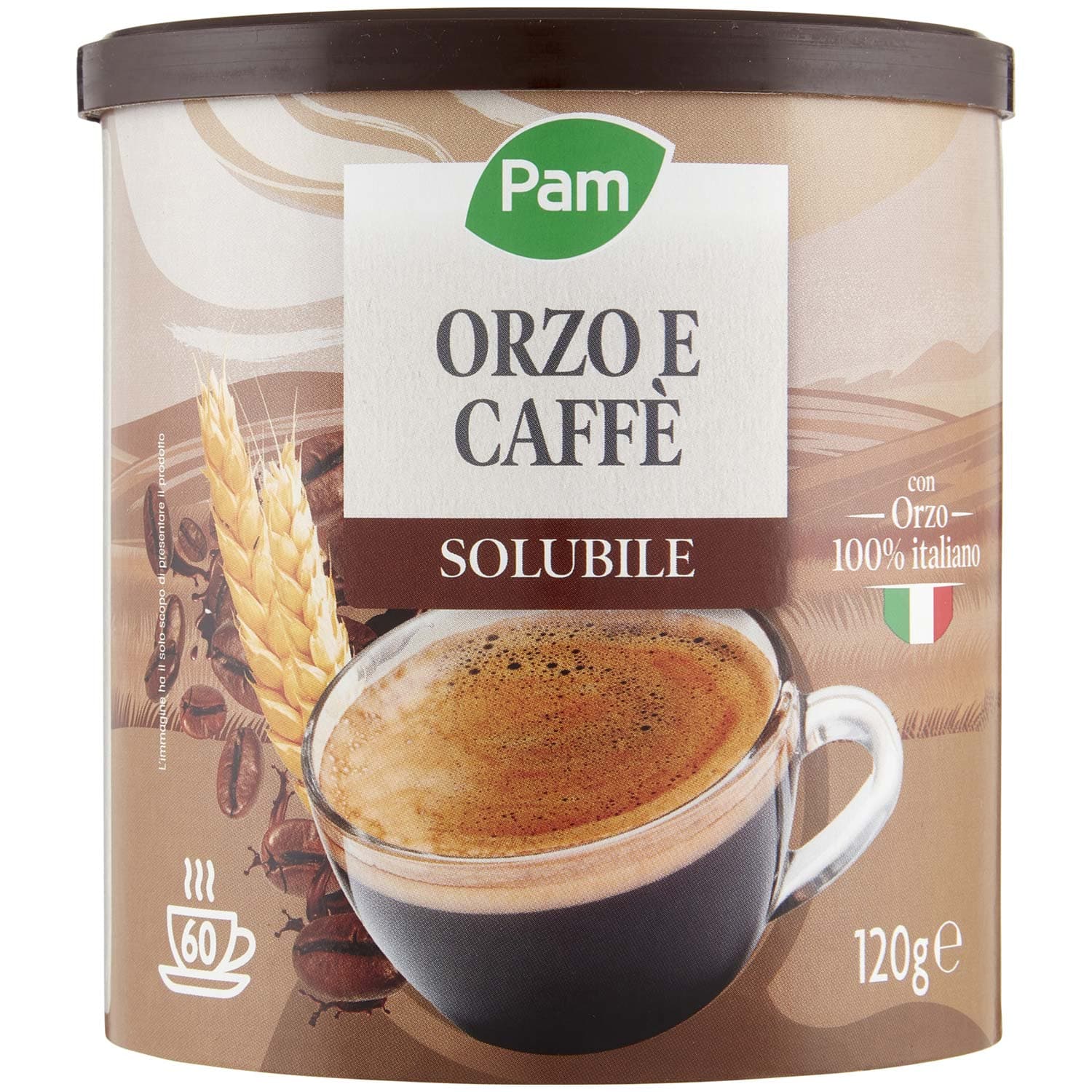 PAM Qualità per te Orzo e Caffè solubile 120 g – immagine 2