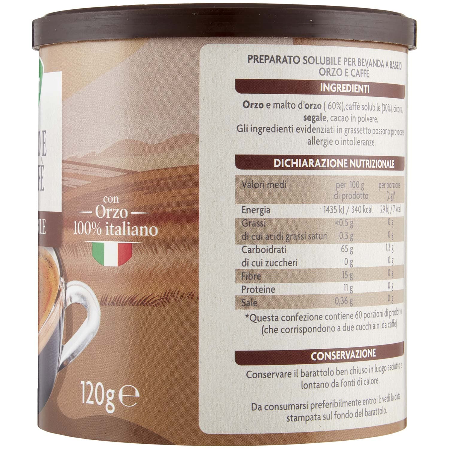 PAM Qualità per te Orzo e Caffè solubile 120 g – immagine 5