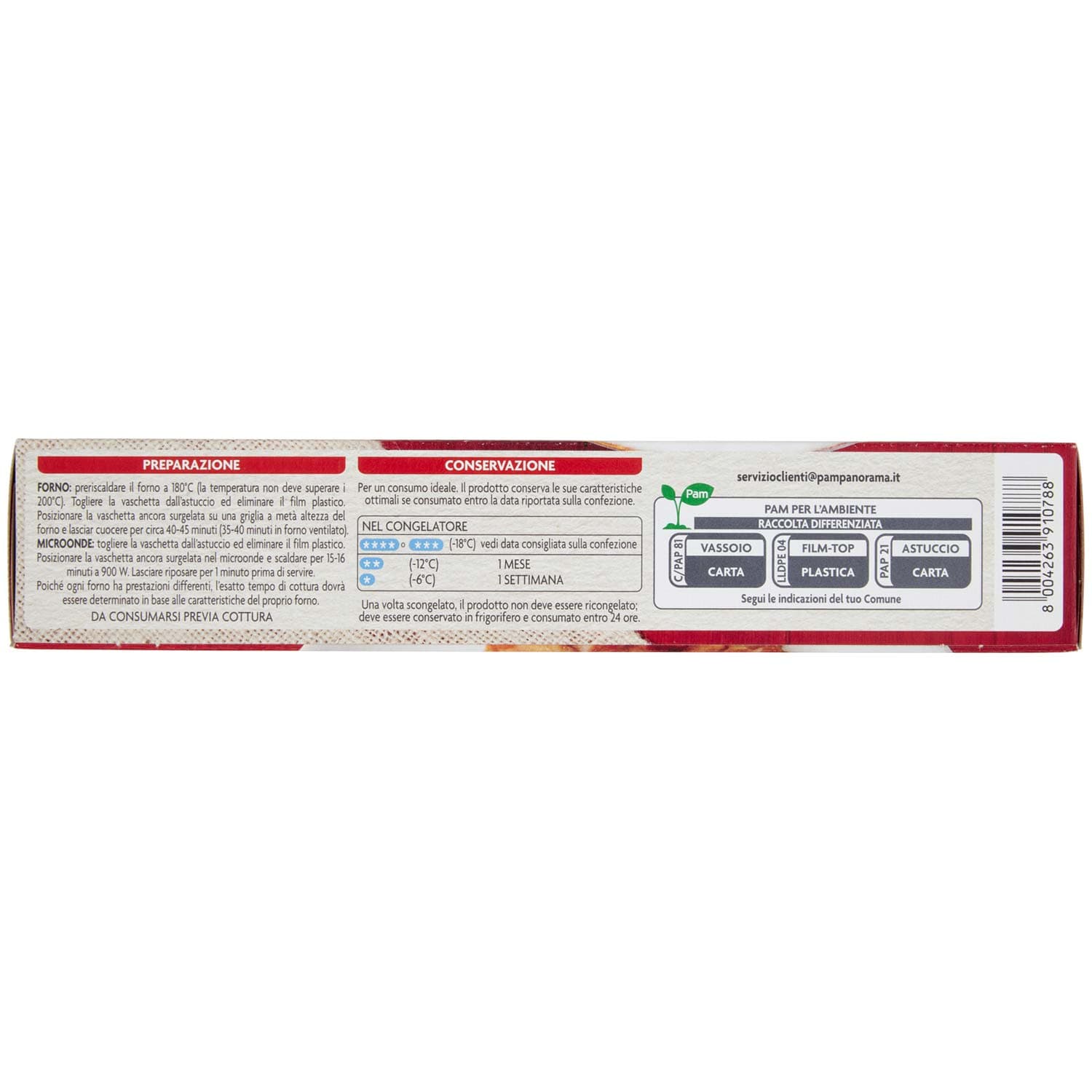 PAM Qualità per te Lasagne alla Bolognese con pasta fresca all'uovo Surgelate 600 g – immagine 7