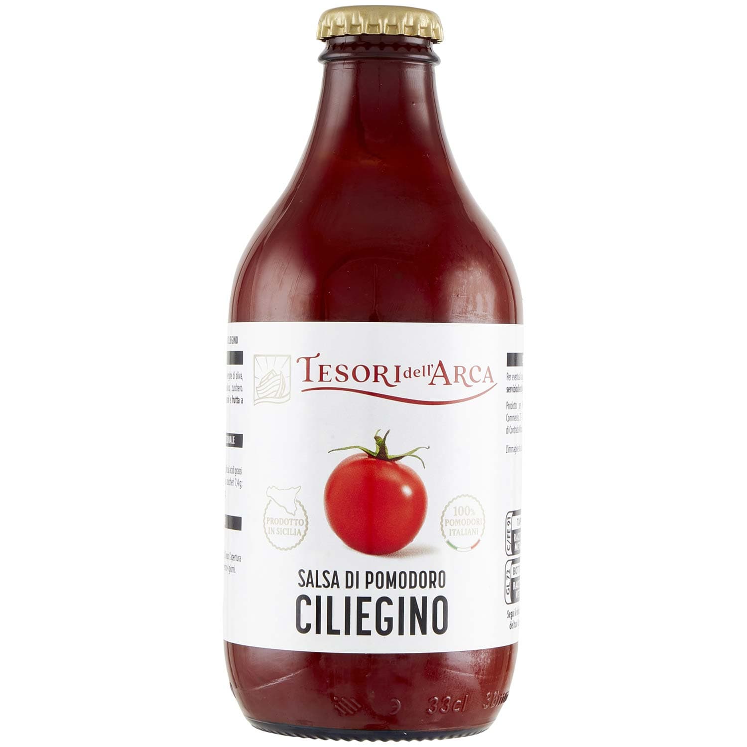 TESORI DELL'ARCA Salsa di Pomodoro Ciliegino 330 g – immagine 2