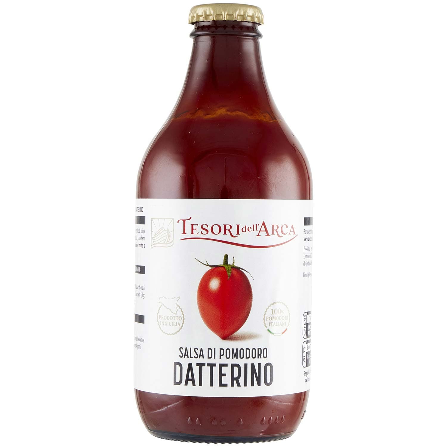 TESORI DELL'ARCA Salsa di Pomodoro Datterino 330 g – immagine 2