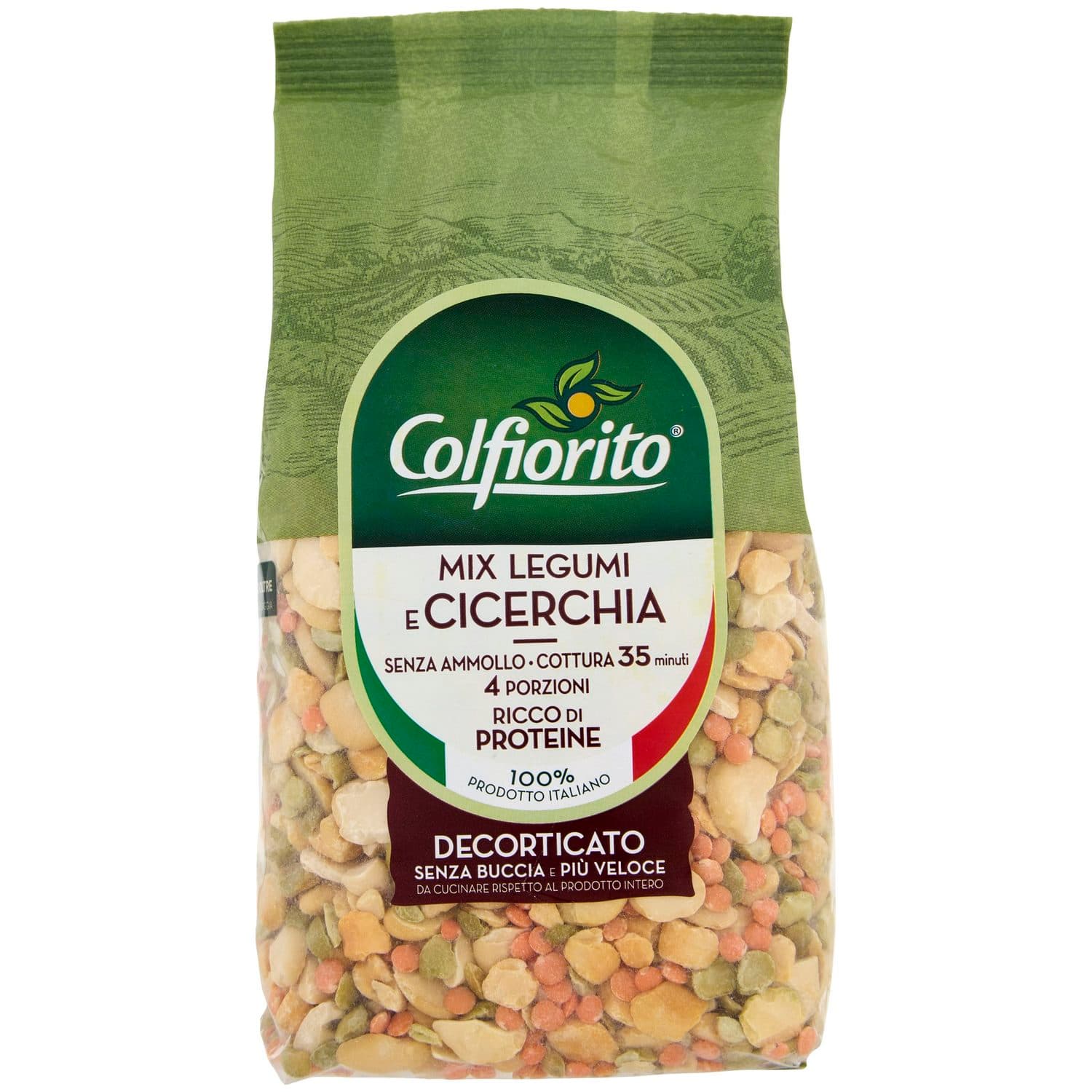 Colfiorito mix legumi e cicerchia decorticato 350 g – immagine 2