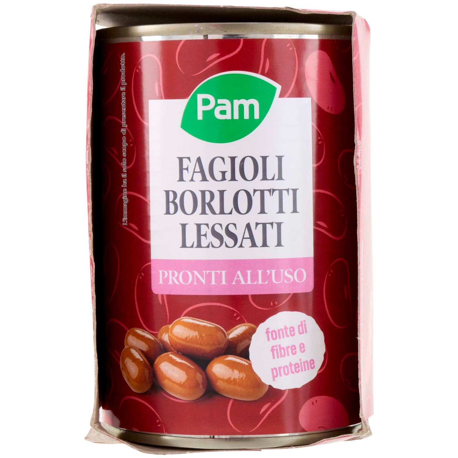 PAM Fagioli Borlotti Lessati 3 x 400 g – immagine 5