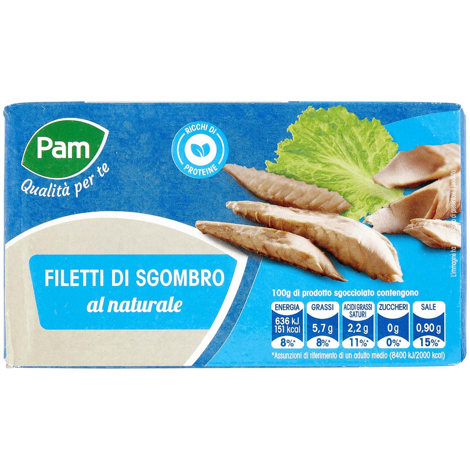 PAM PANORAMA Filetti di Sgombro 125 g – immagine 2