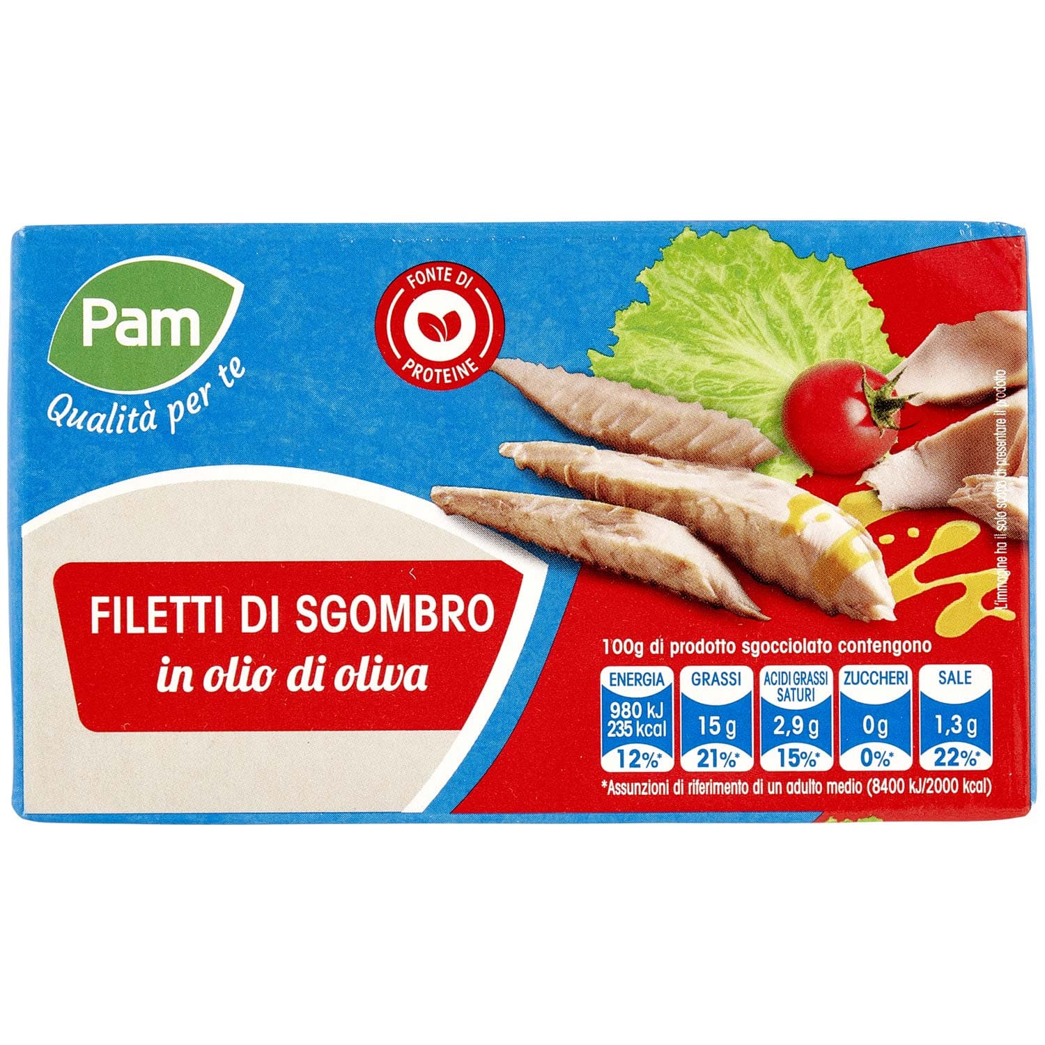 PAM PANORAMA Filetti di Sgombro 125 g – immagine 2