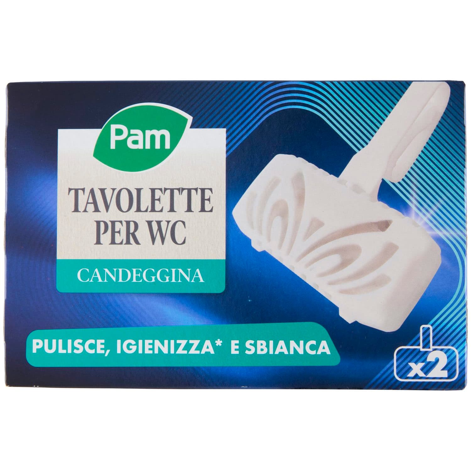 PAM PANORAMA Tavolette per WC con Candeggina 2 pz – immagine 2