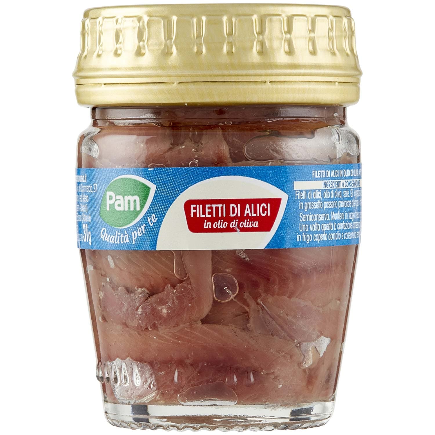 PAM PANORAMA Filetti di Alici in olio d'oliva 58 g – immagine 2