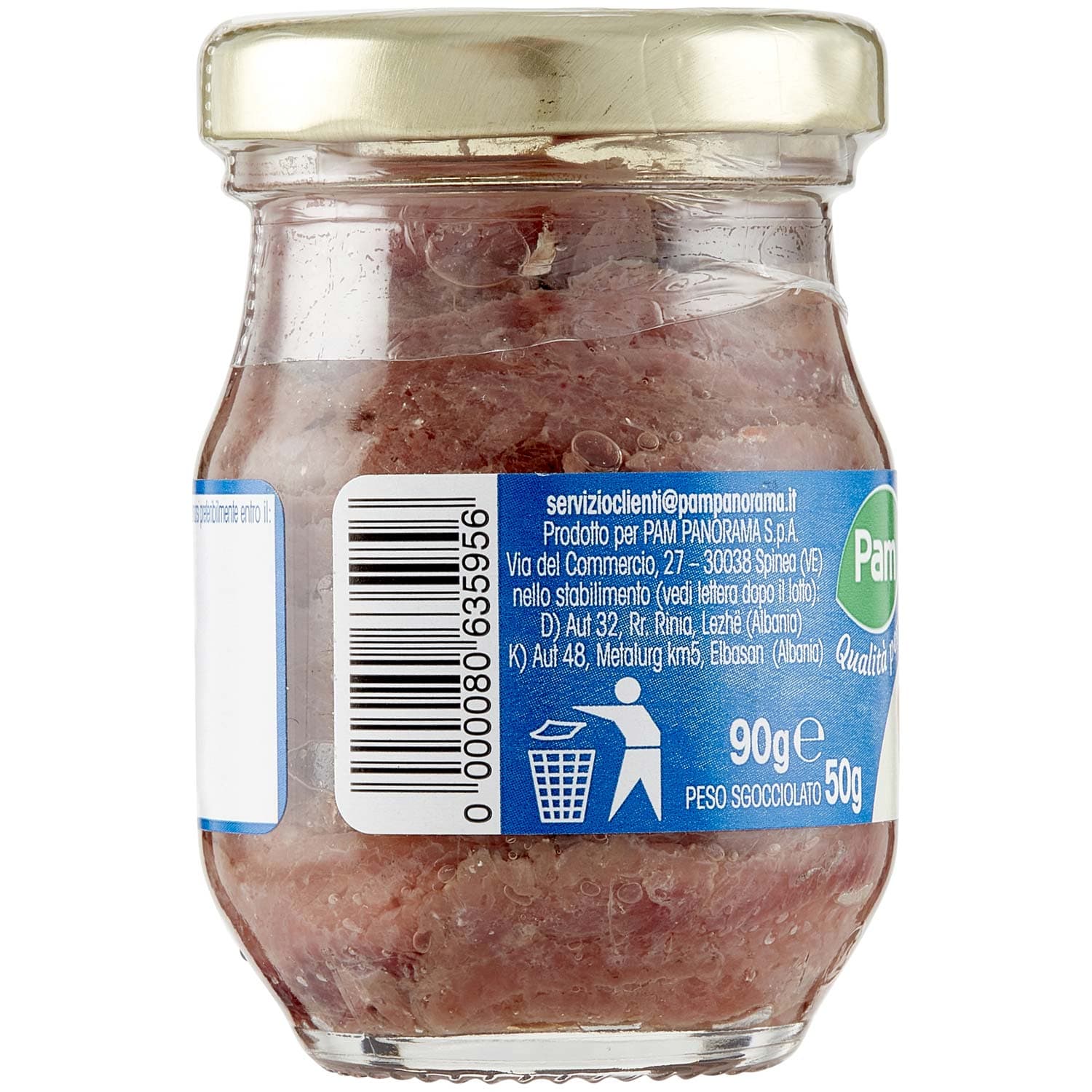 PAM PANORAMA Filetti di Alici in olio d'oliva 90 g – immagine 3