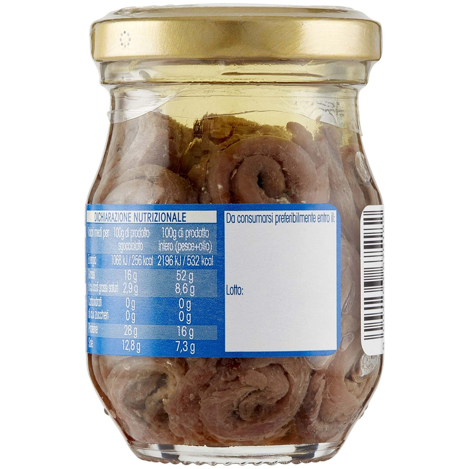 PAM PANORAMA Filetti di Alici Arrotolate in olio d'oliva 90 g – immagine 4