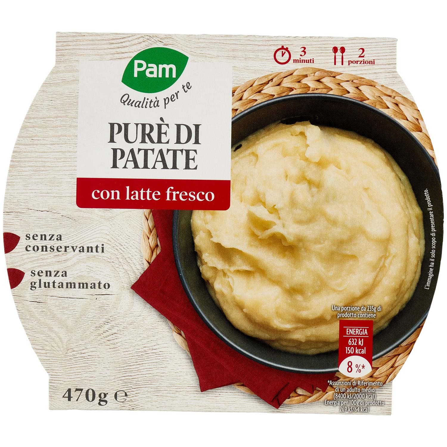 PAM Qualità per te Purè di Patate 470 g – immagine 2