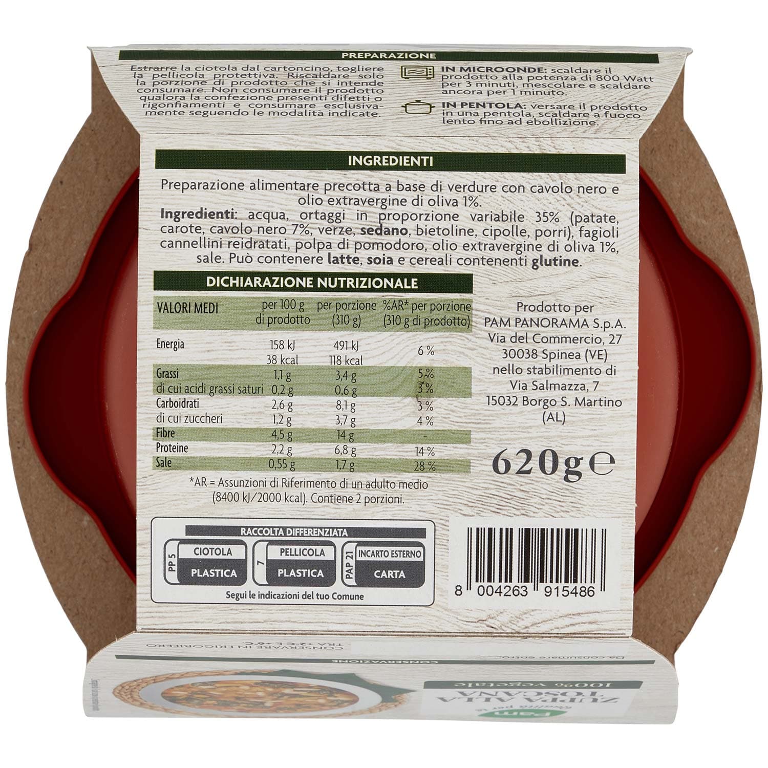 I TESORI Vellutata Zucca e Carote 620 g – immagine 4