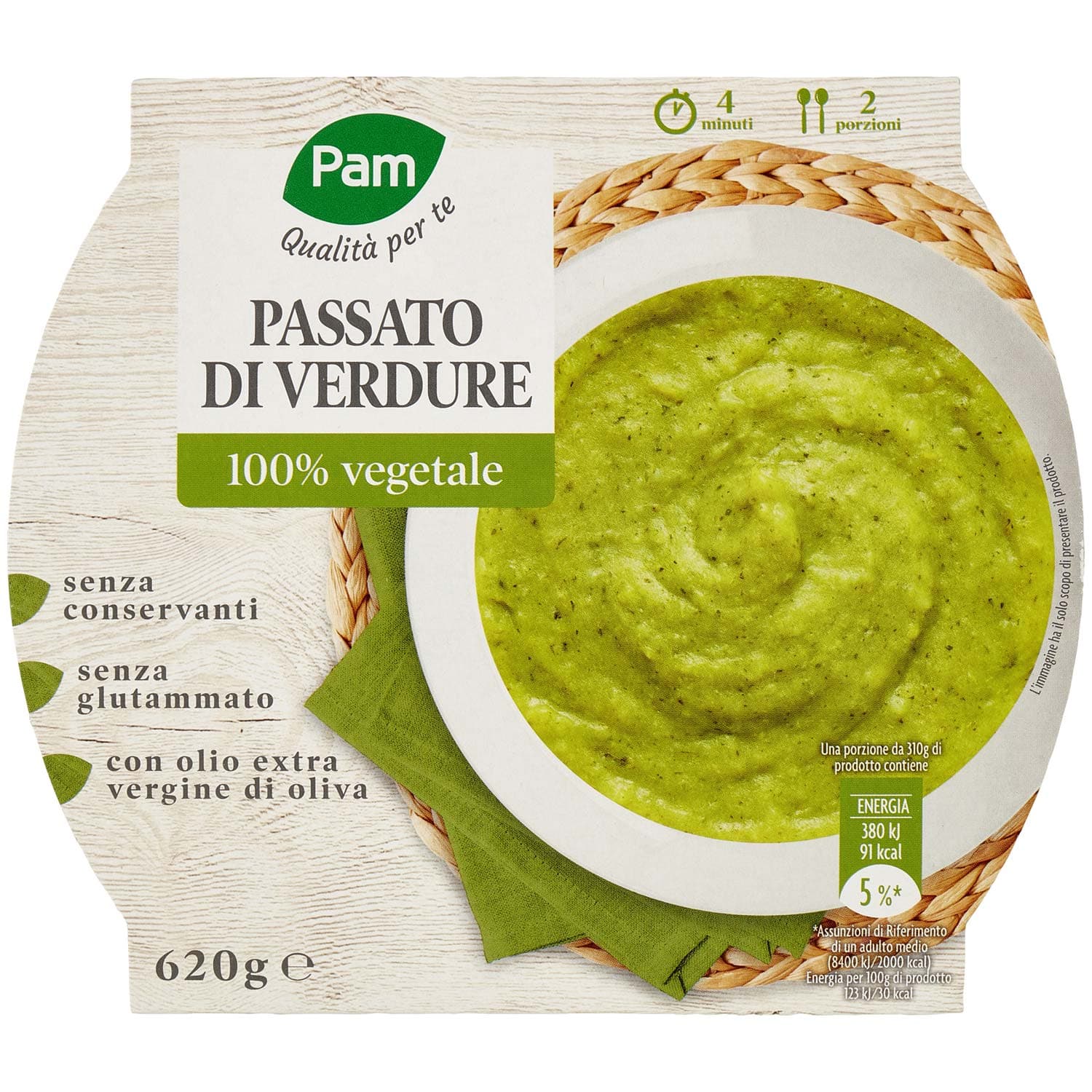 I TESORI Passato di Verdure 620 g – immagine 2
