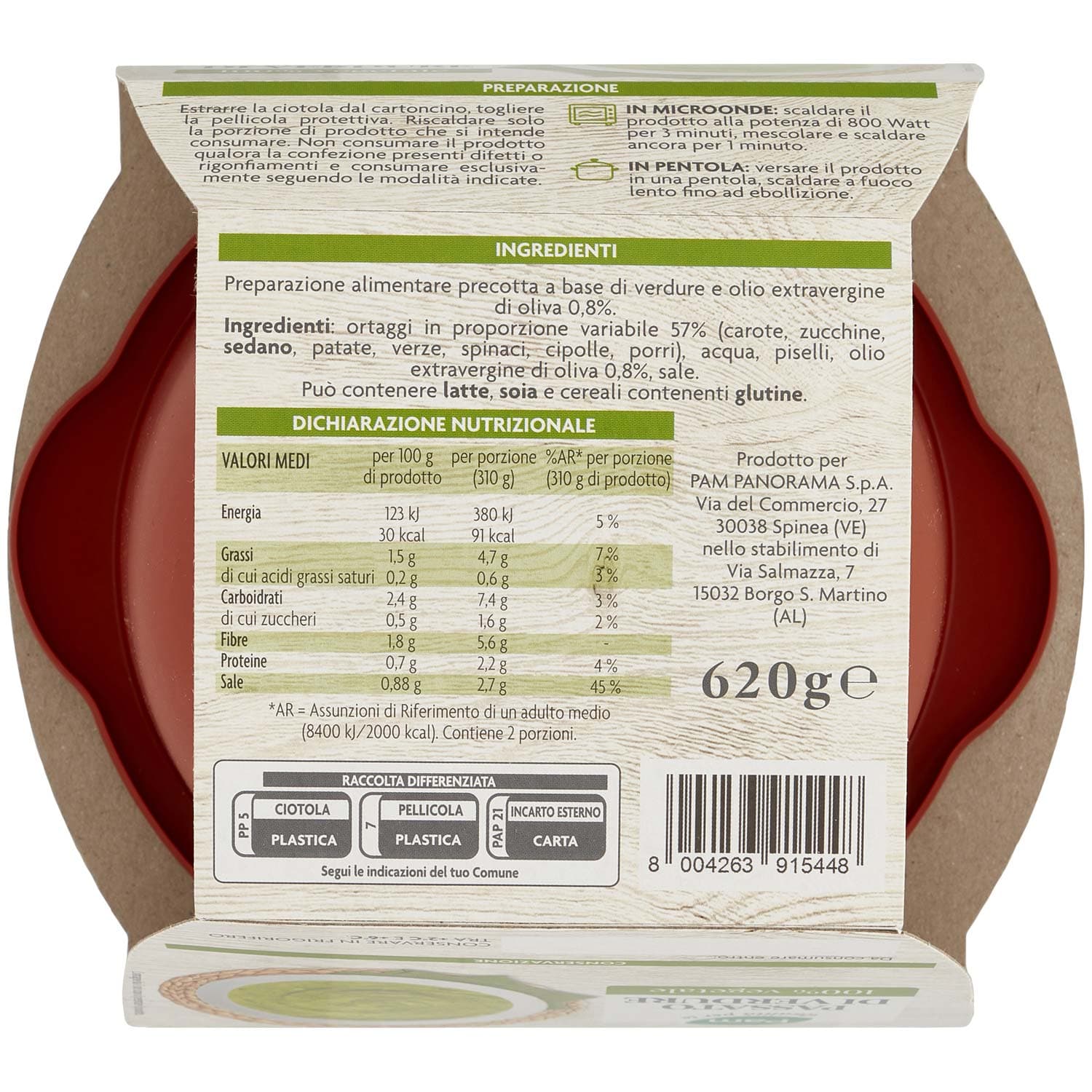 I TESORI Passato di Verdure 620 g – immagine 4