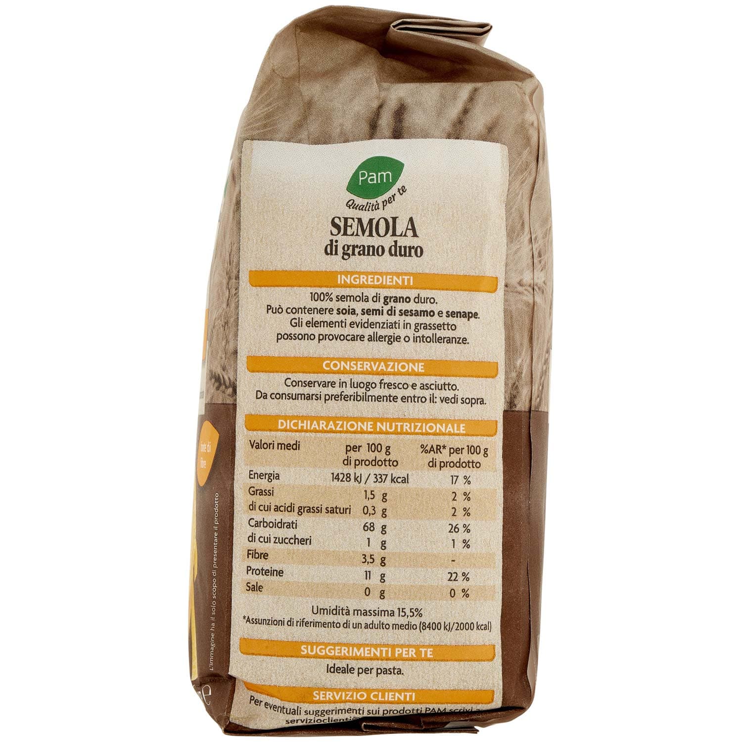 PAM PANORAMA Semola di Grano Duro 1 kg – immagine 5