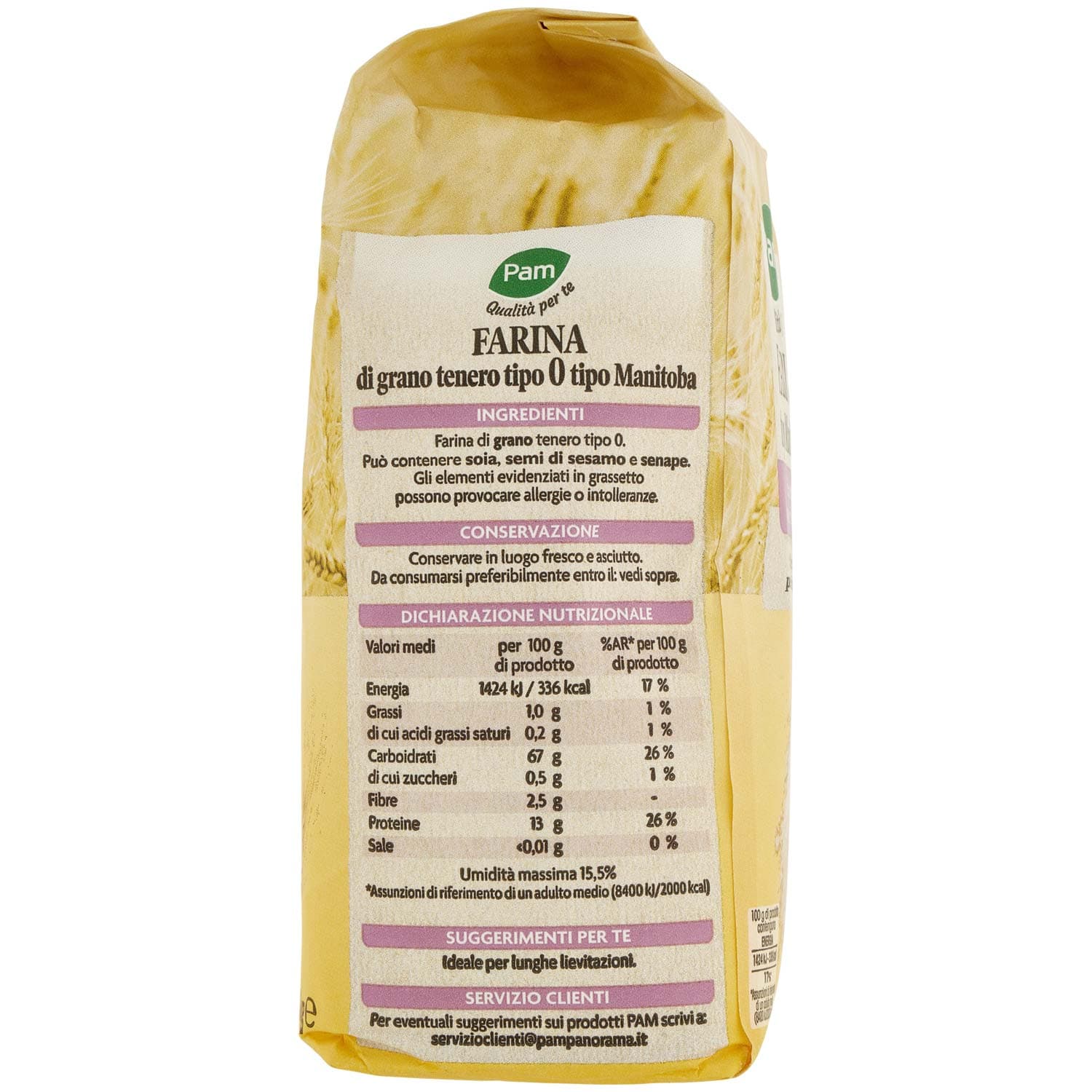 PAM PANORAMA Farina Manitoba 1 kg – immagine 5
