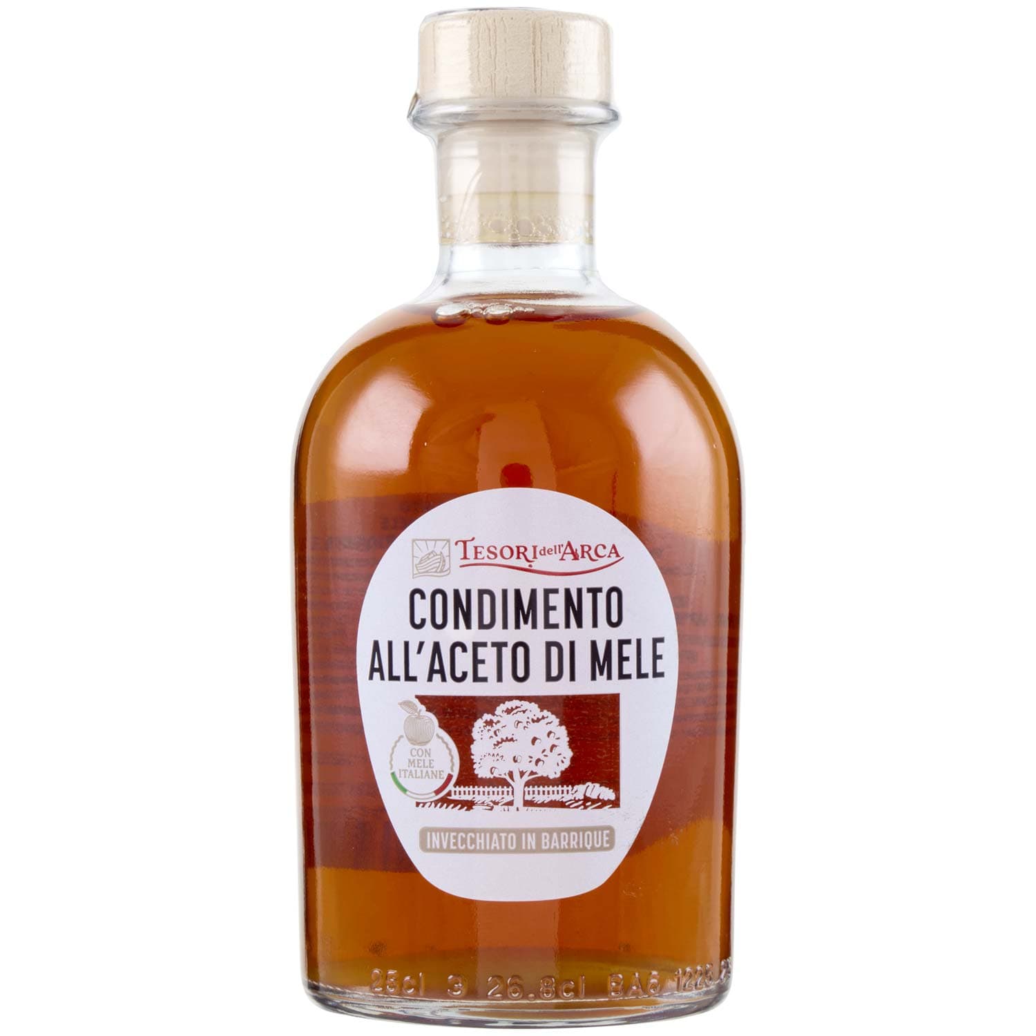 TESORI DELL'ARCA Condimento all'Aceto di Mele Invecchiato in Barrique 250 ml – immagine 2