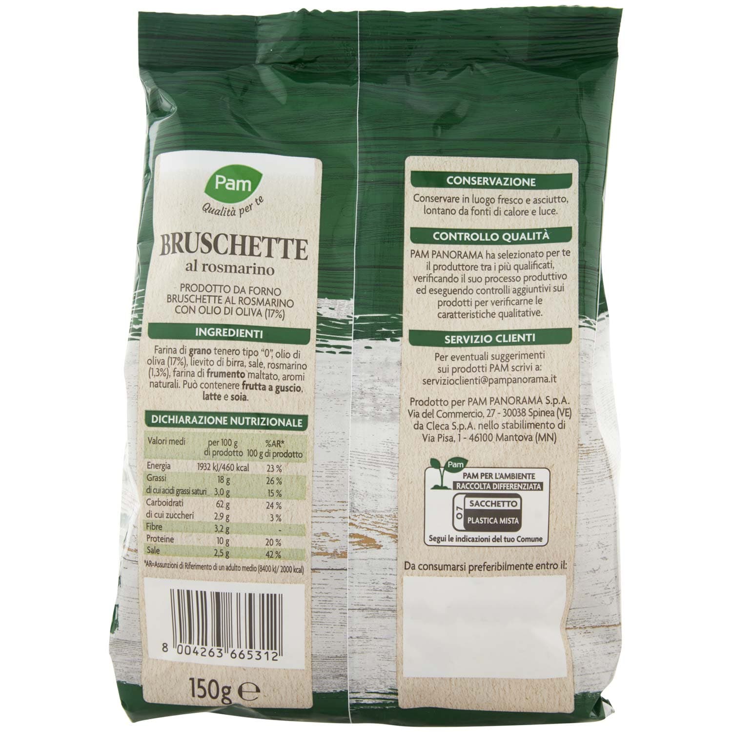PAM PANORAMA Bruschette al Rosmarino 150 g – immagine 4