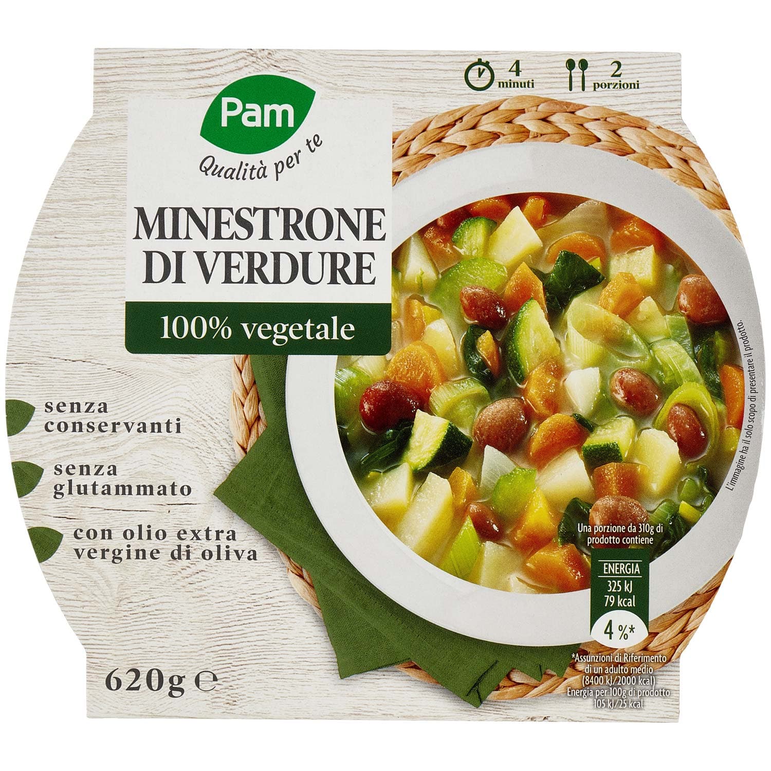 I TESORI Minestrone di Verdure 620 g – immagine 2