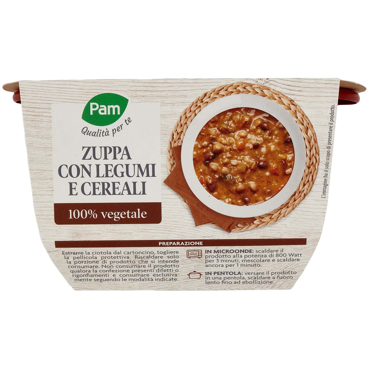 PAM Qualità per te Zuppa con Legumi e Cereali 620 g – immagine 7