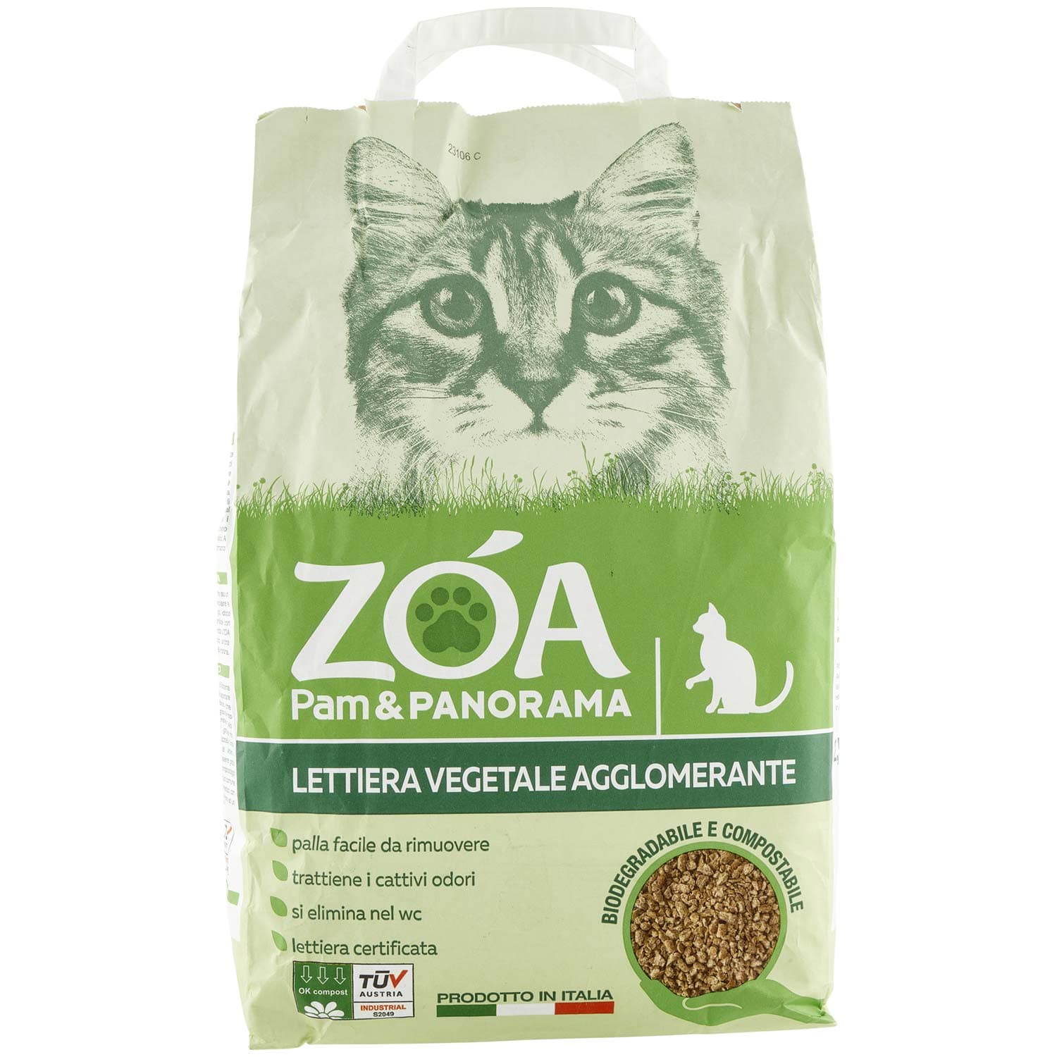Z”A Lettiera Vegetale Agglomerante 2,5 Kg – immagine 2