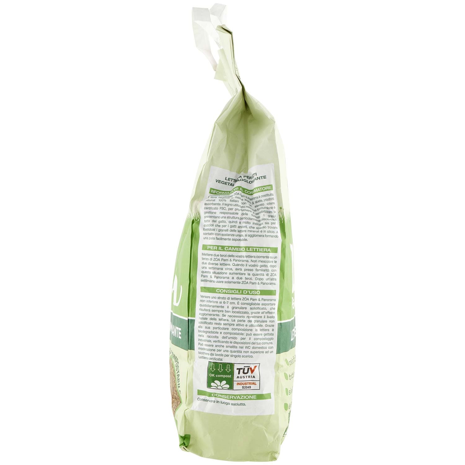 Z”A Lettiera Vegetale Agglomerante 2,5 Kg – immagine 3