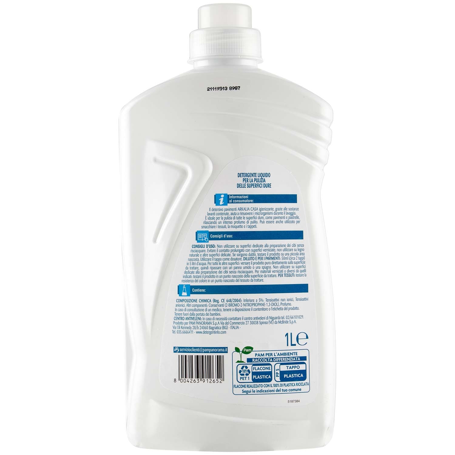 ARKALIA CASA Pavimenti Ammoniaca 1 L – immagine 4