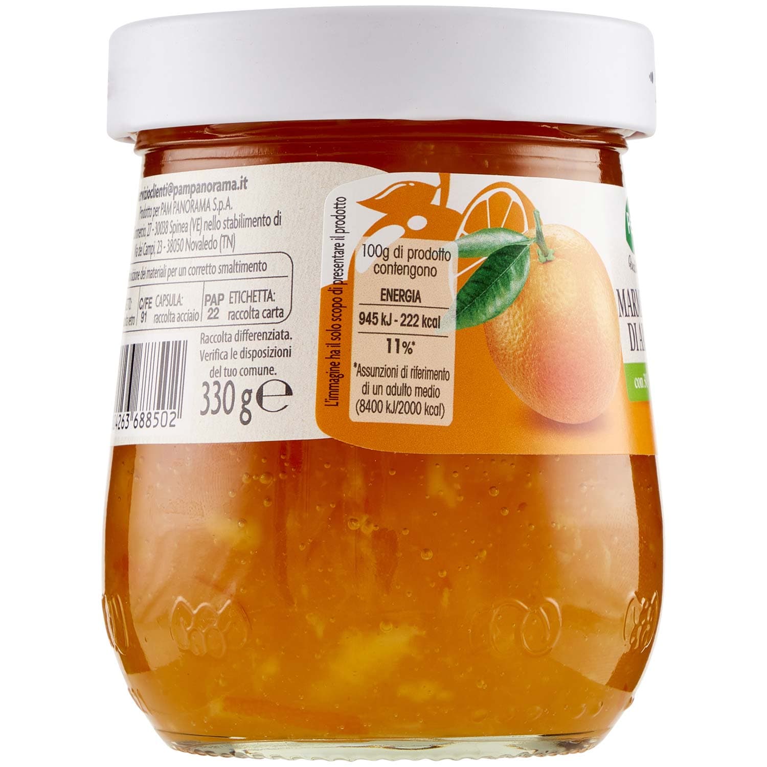 PAM Qualità per te Marmellata di arance 330 g – immagine 3