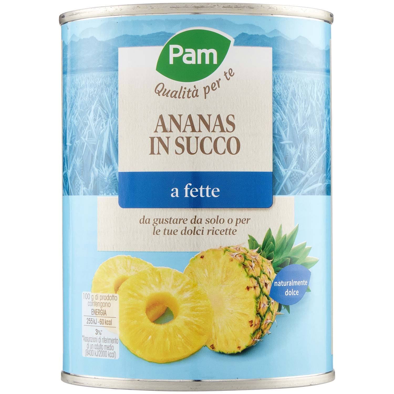 PAM Qualità per te Ananas a Fette al naturale 565 g – immagine 2