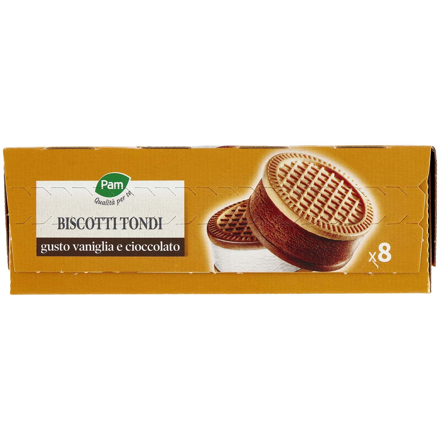 PAM Qualità per te Biscotti Tondi gusto vaniglia e cioccolato 8 x 35 g – immagine 7