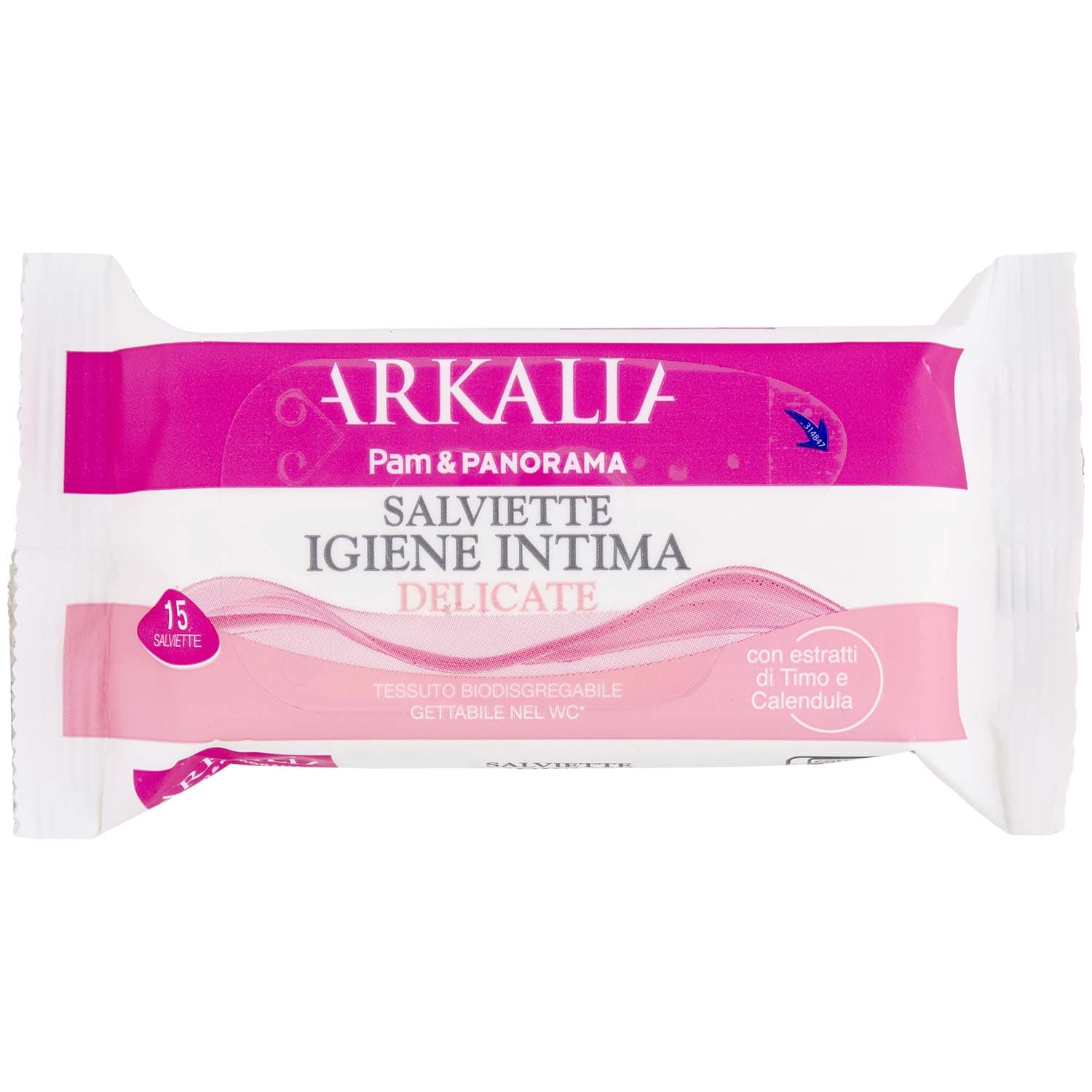 ARKALIA Salviette Igiene Intima Delicate con estratti di Timo e Calendula 15 pz – immagine 2