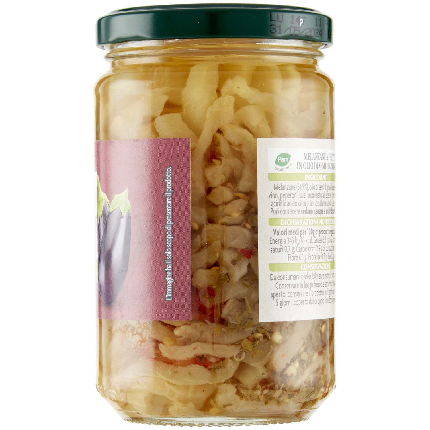 PAM Qualità per te Melanzane a Filetti 280 g – immagine 5