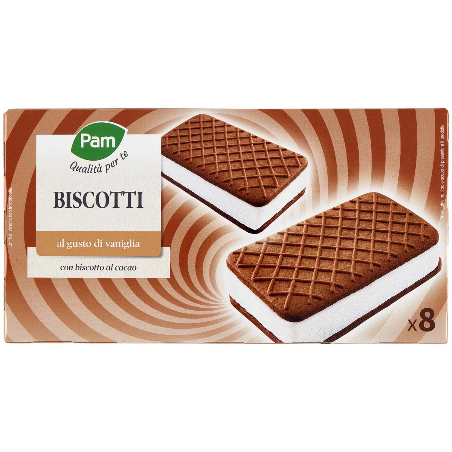 PAM Qualità per te Biscotti al gusto di vaniglia 8 x 50 g – immagine 2
