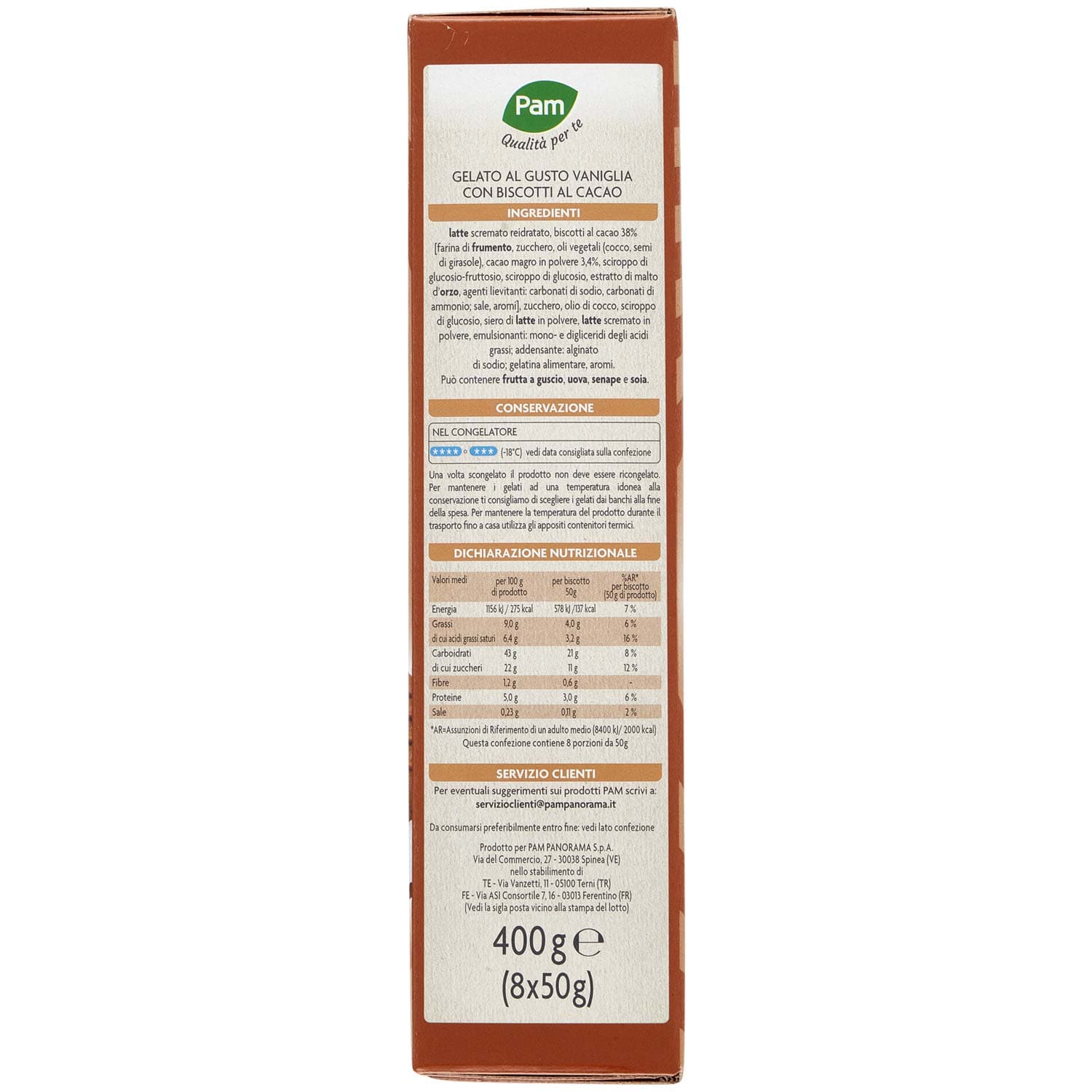 PAM Qualità per te Biscotti al gusto di vaniglia 8 x 50 g – immagine 6