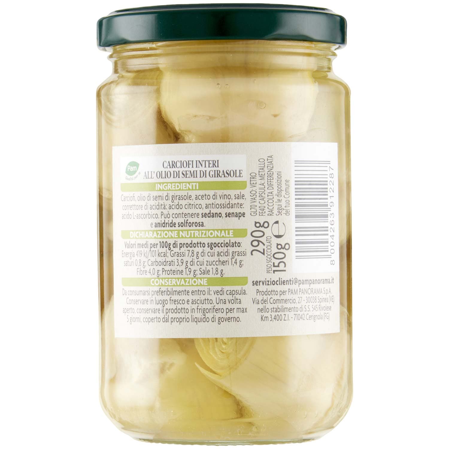 PAM Qualità per te Carciofi Interi 290 g – immagine 4