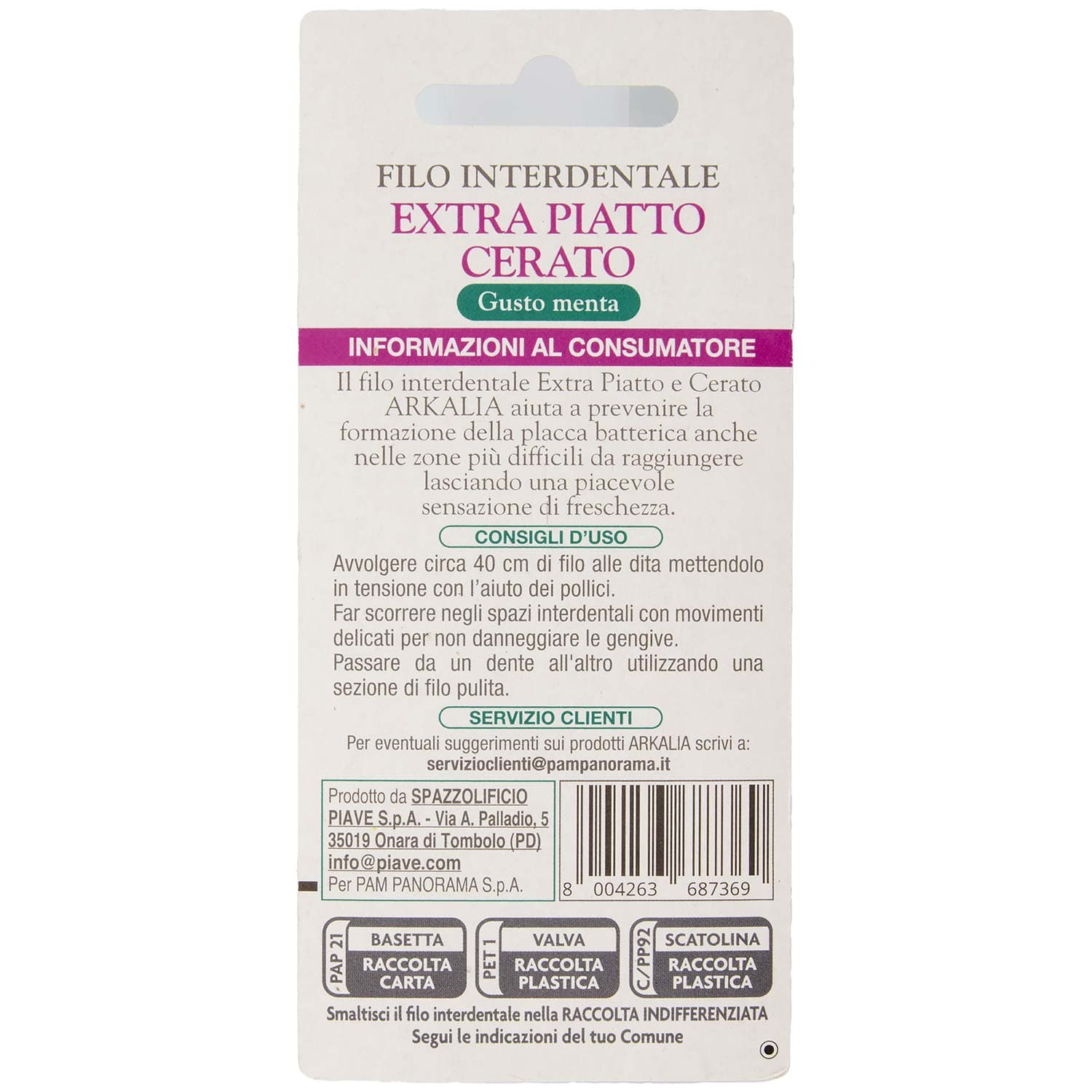 Dentonet Pharma+ Filo Interdentale Extra Piatto con Menta 50 m. – immagine 4