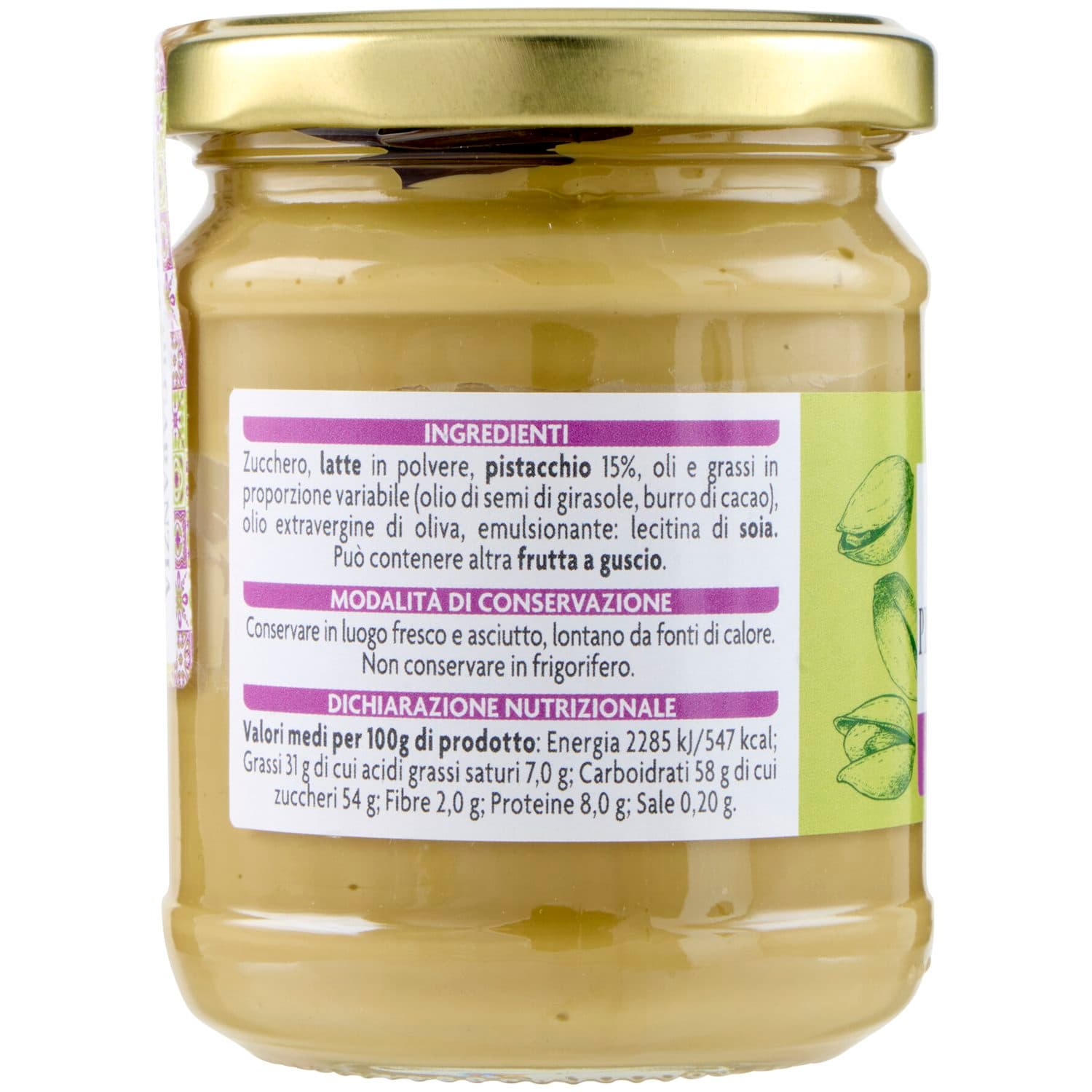 PAM Pistacchio Crema Spalmabile 190 g – immagine 3