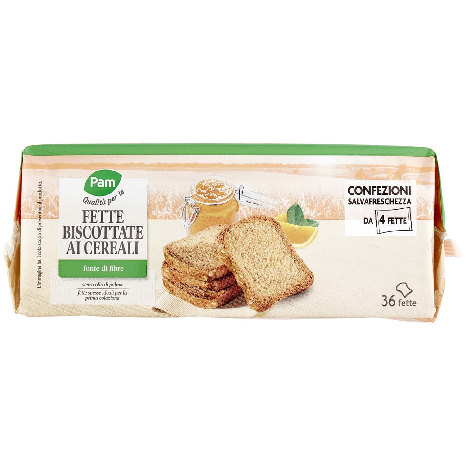 PAM Qualità per te Fette Biscottate ai Cereali 9 x 36 g – immagine 6