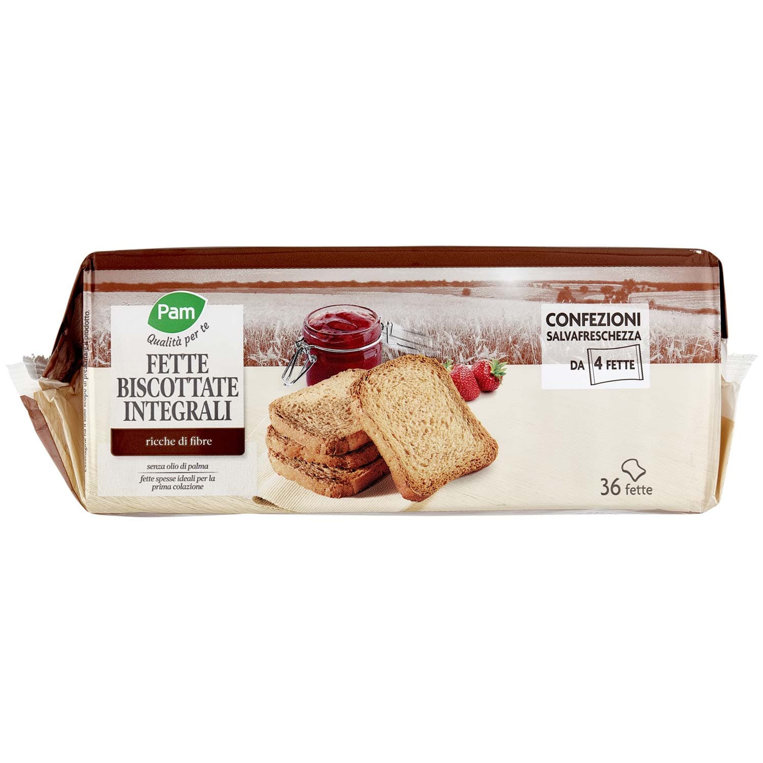 PAM Qualità per te Fette Biscottate Integrali 9 x 36 g – immagine 6