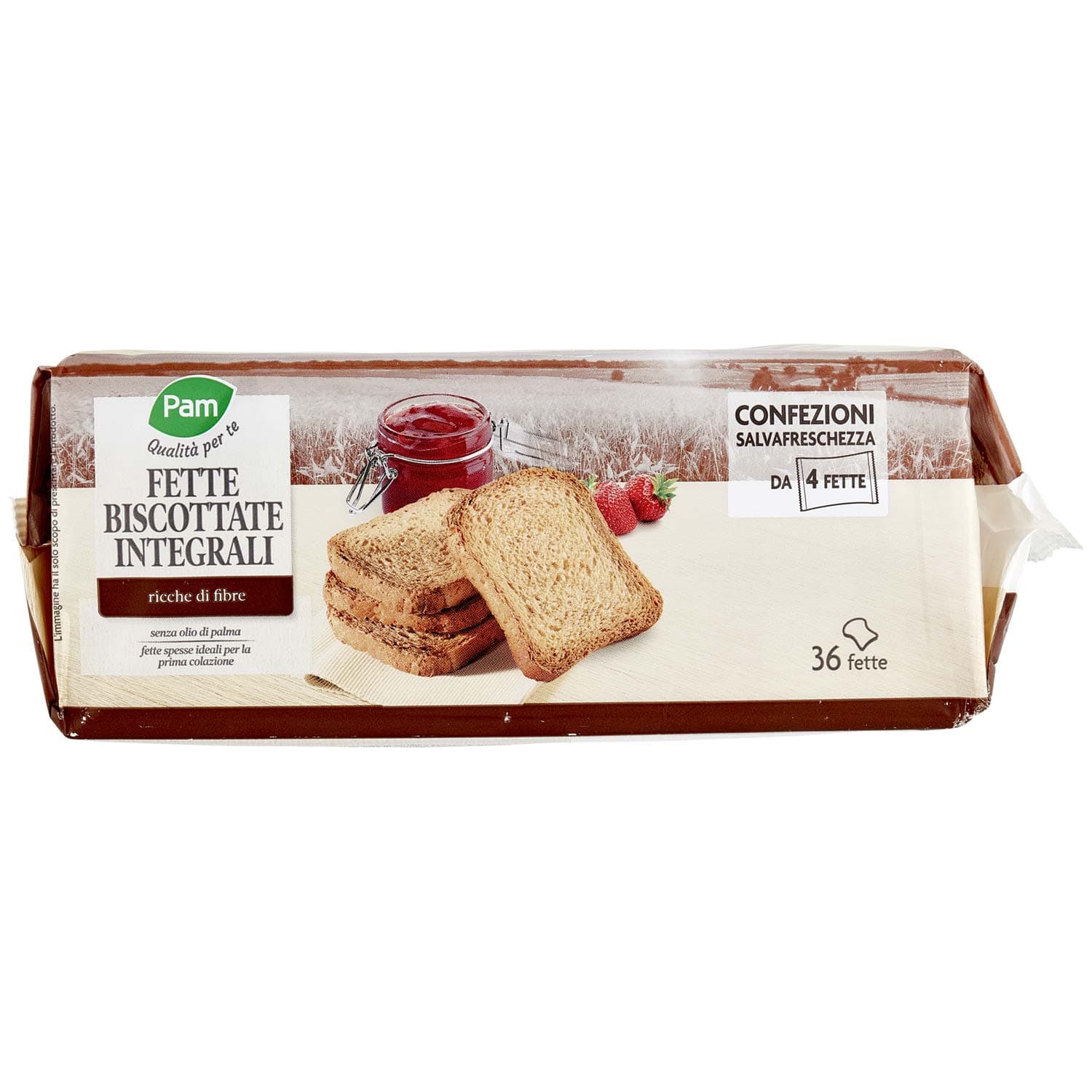 PAM Qualità per te Fette Biscottate Integrali 9 x 36 g – immagine 7