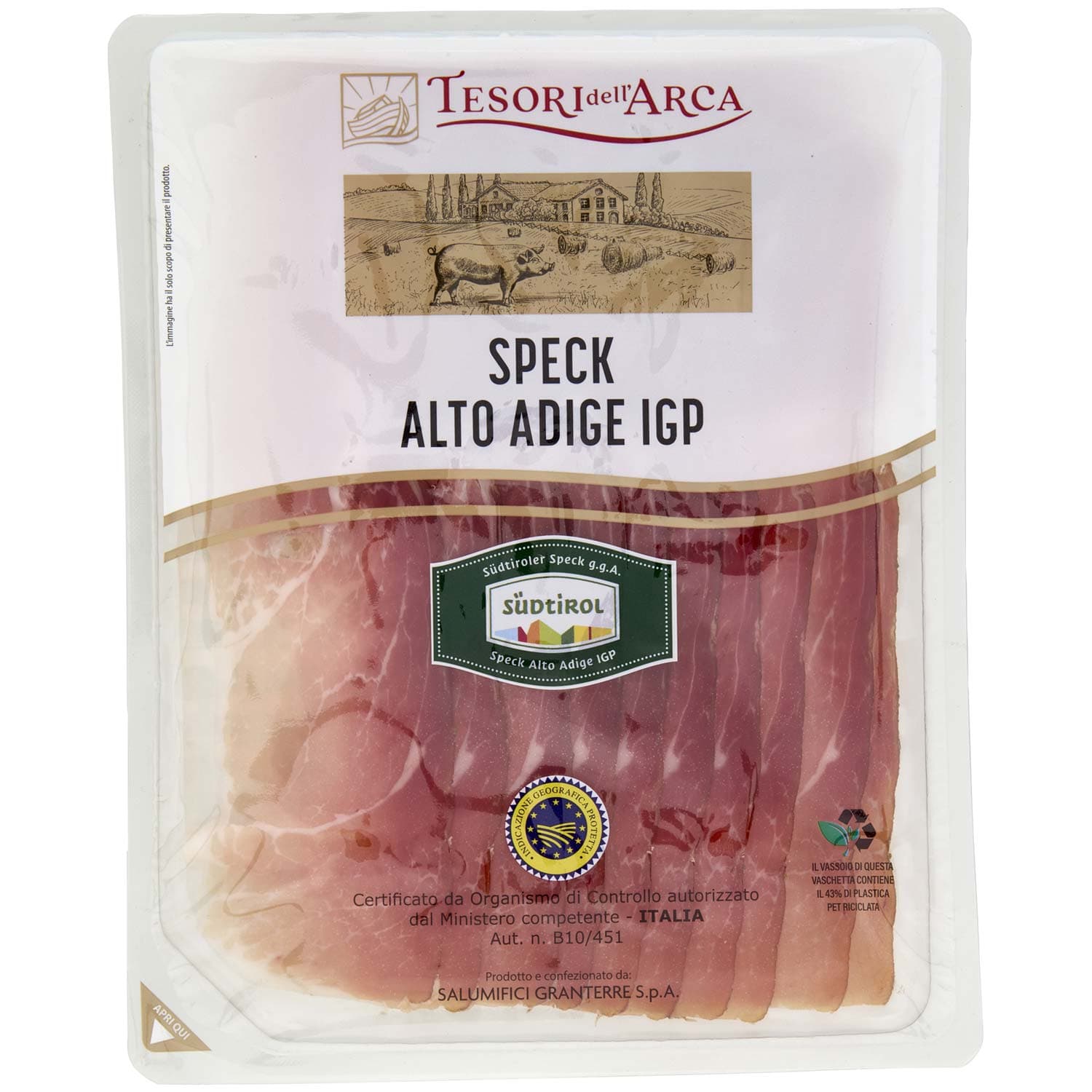 TESORI DELL'ARCA Speck Alto Adige IGP 100 g – immagine 2
