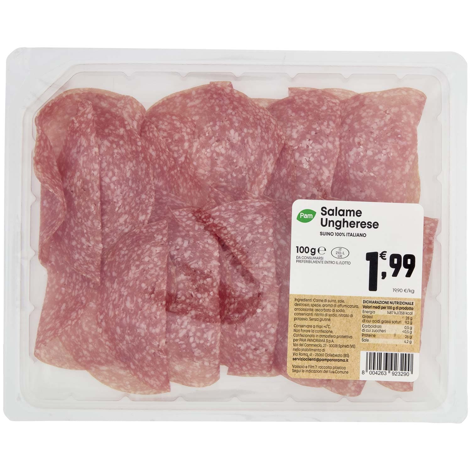 PAM Salame Ungherese 100 g – immagine 2