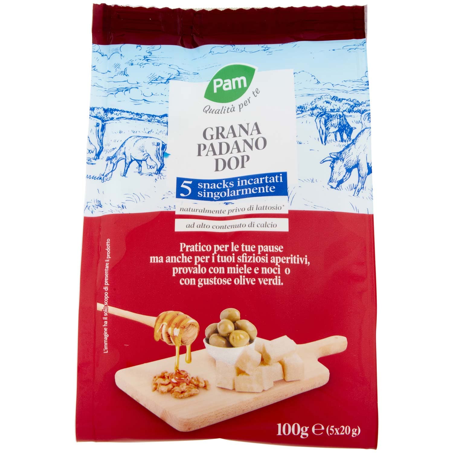 PAM PANORAMA Grana Padano DOP Snack 100 g – immagine 2