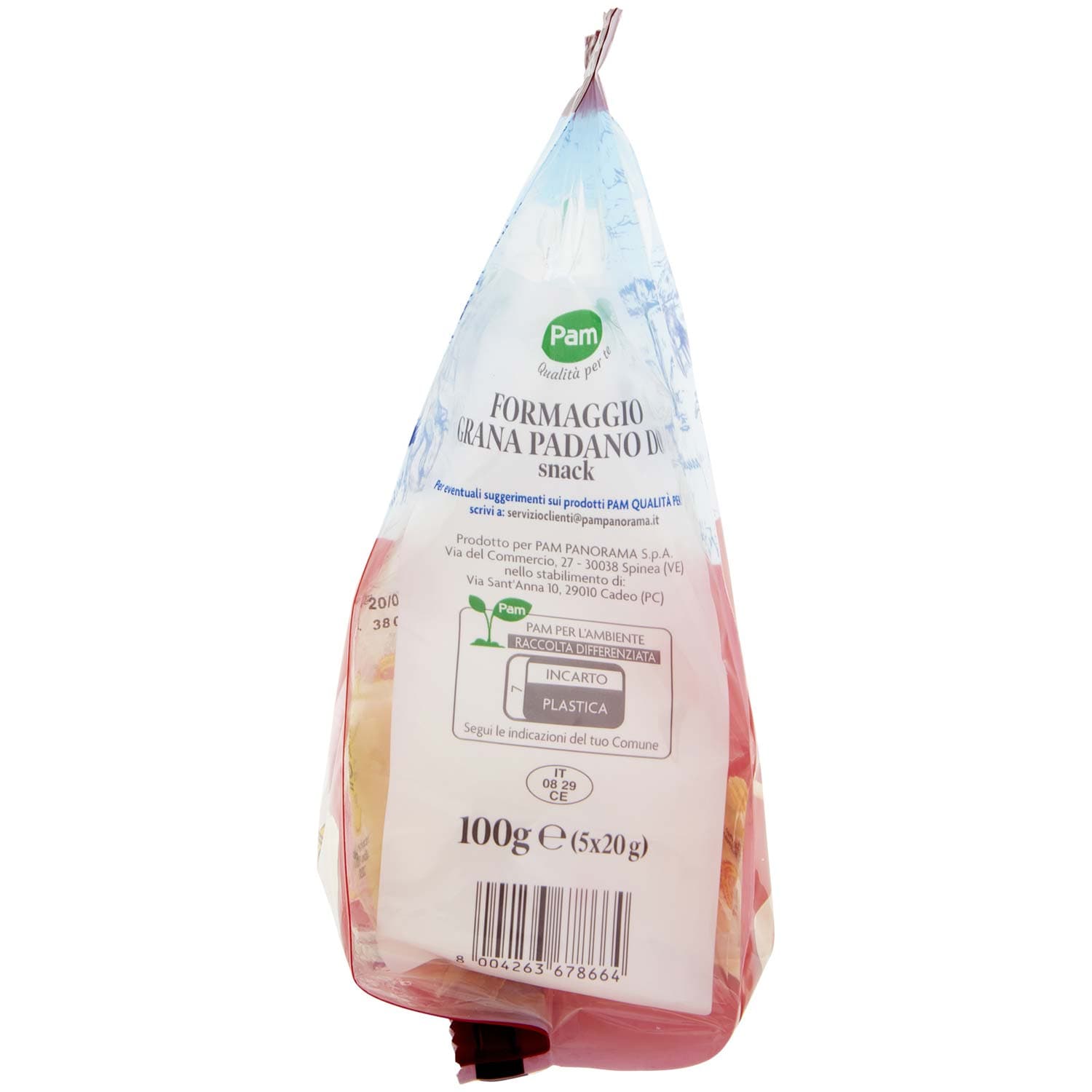 PAM PANORAMA Grana Padano DOP Snack 100 g – immagine 3