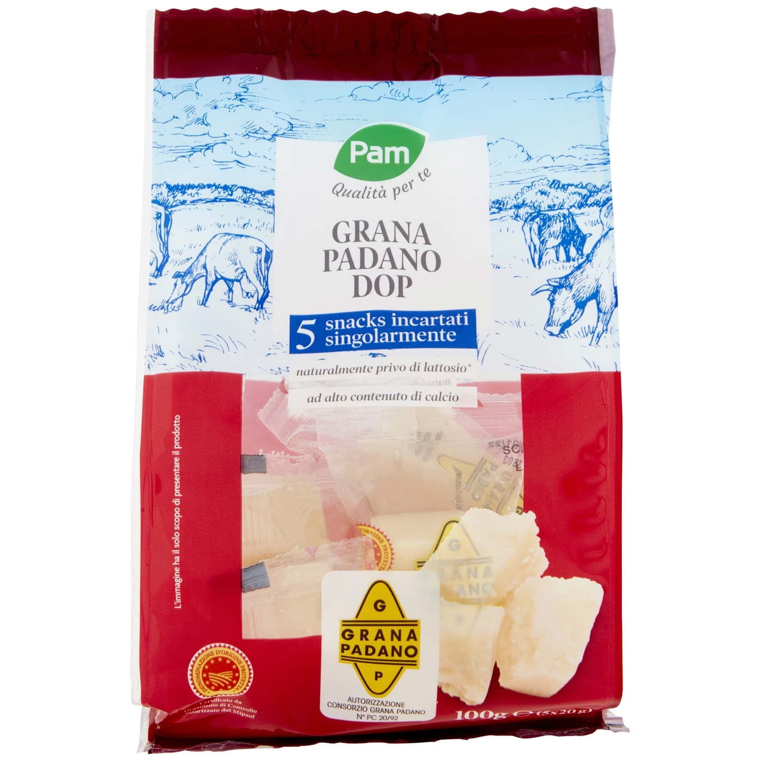 PAM PANORAMA Grana Padano DOP Snack 100 g – immagine 4
