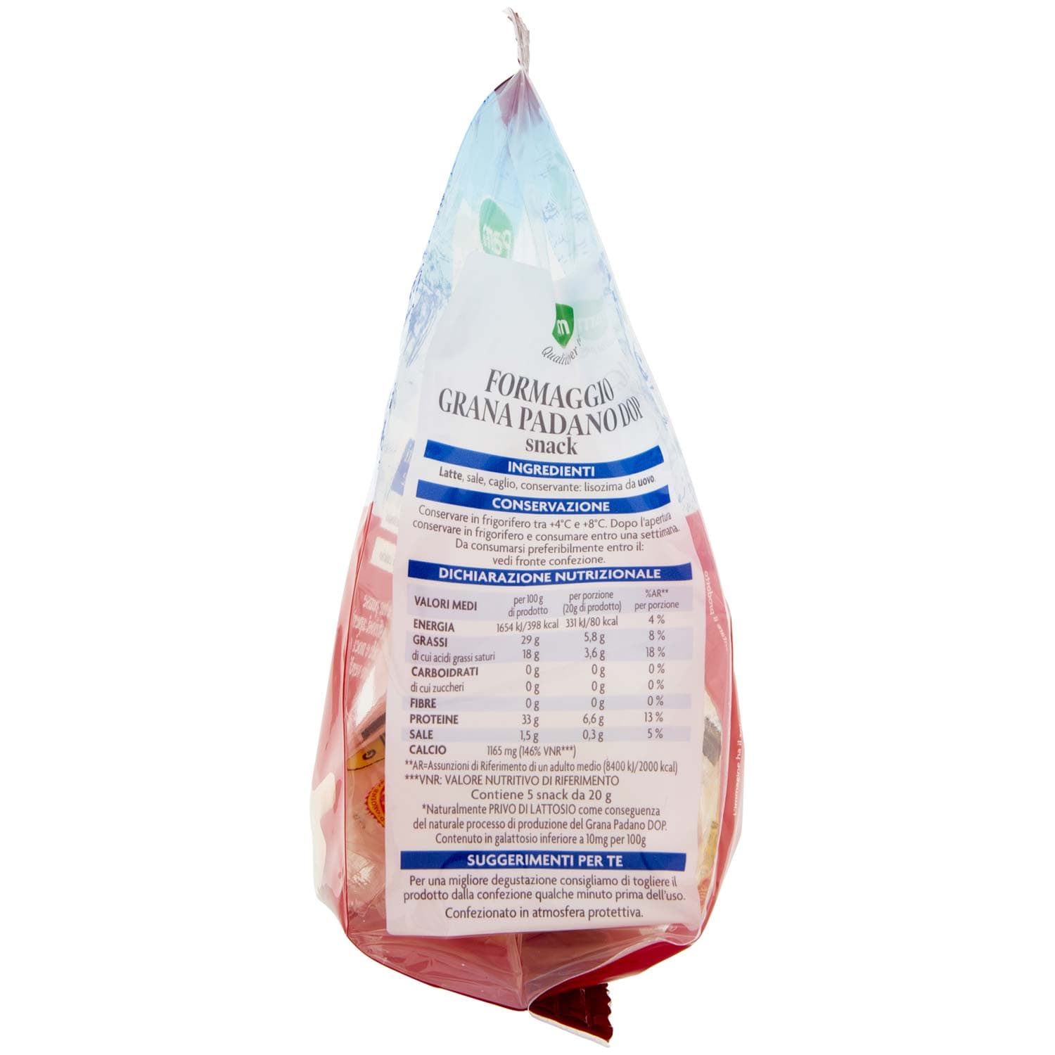 PAM PANORAMA Grana Padano DOP Snack 100 g – immagine 5