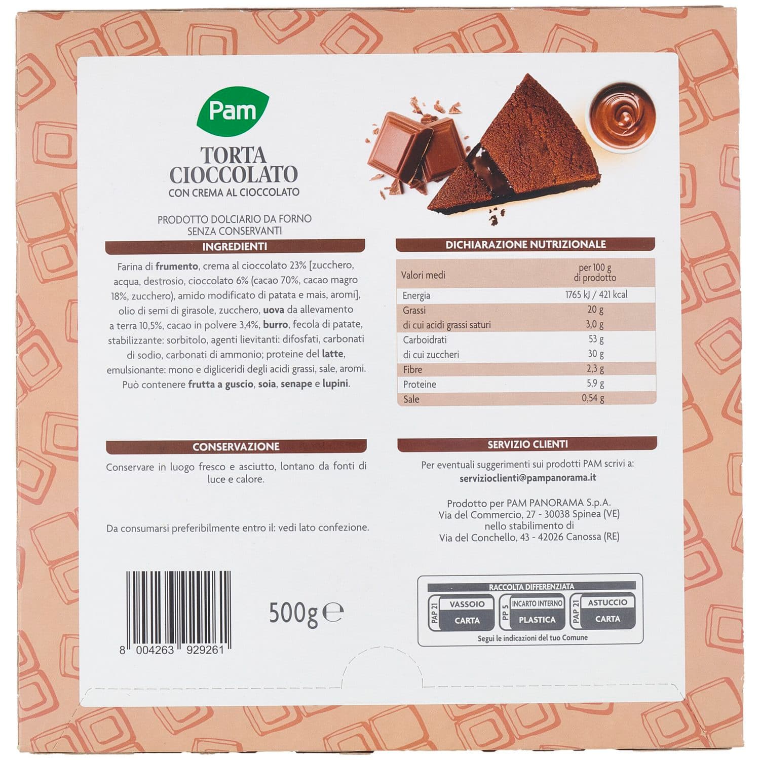 PAM PANORAMA Torta al cioccolato 500 g – immagine 4