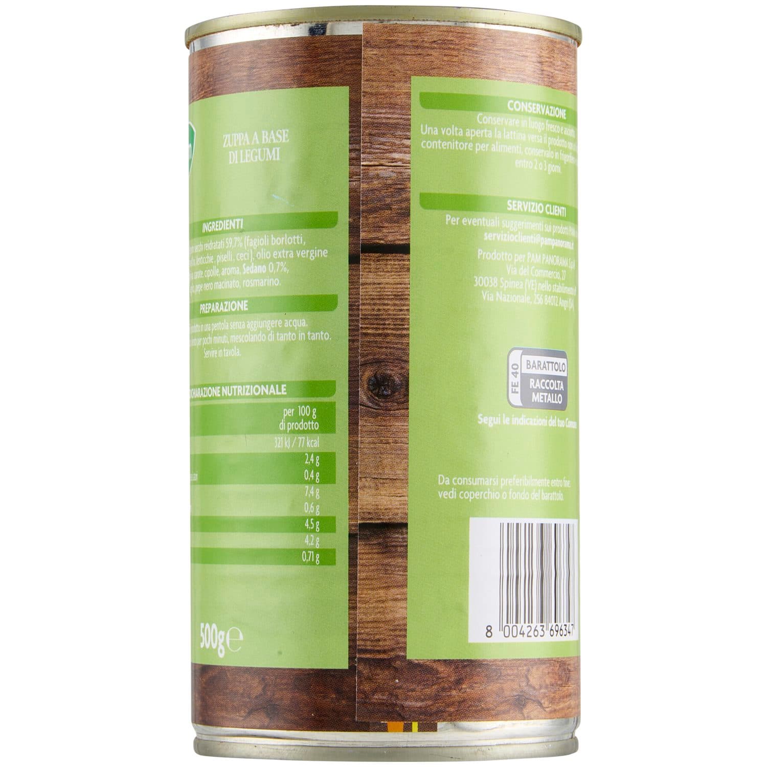 PAM Zuppa di Legumi 500 g – immagine 4