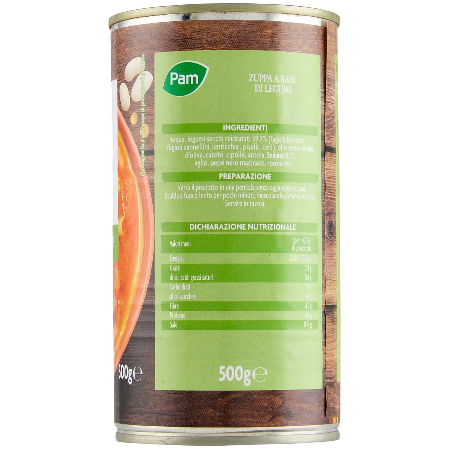 PAM Zuppa di Legumi 500 g – immagine 5